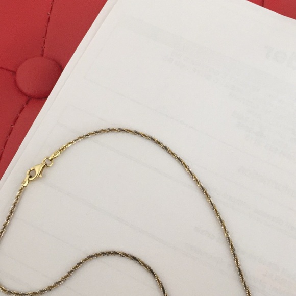 Gold&silver necklace - Picture 3 of 3